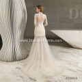 Long Sleeve Lace Dress White off shoulder mermaid ball gown wedding dress